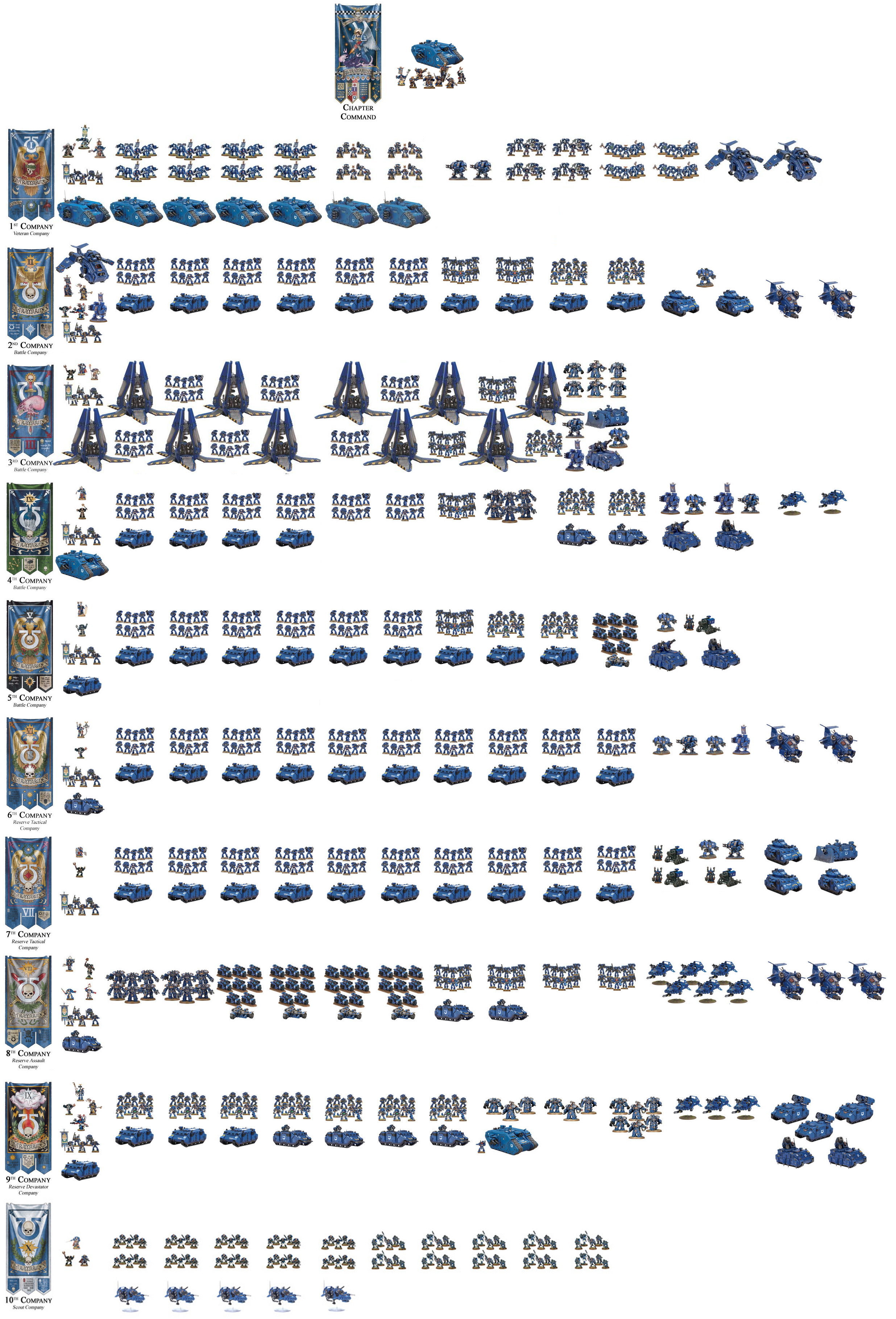 space marine chapter organization