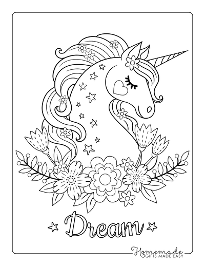 printable unicorn coloring pages