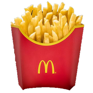 large mcdonalds fries calories