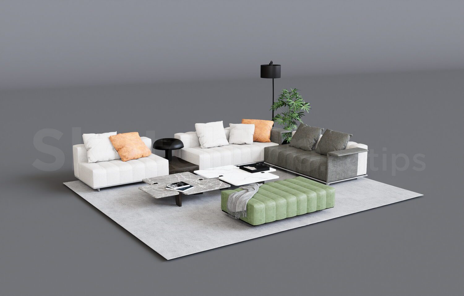 sofa sketchup