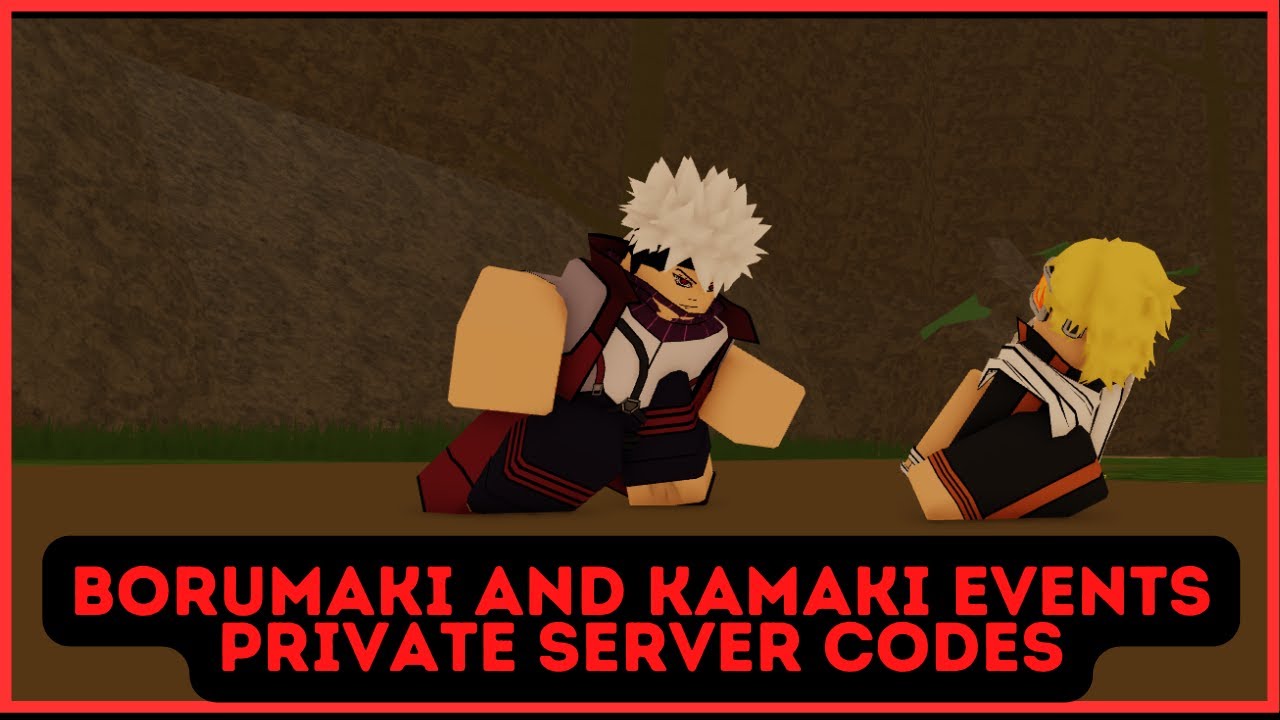 shindo life kamaki vs borumaki private server codes