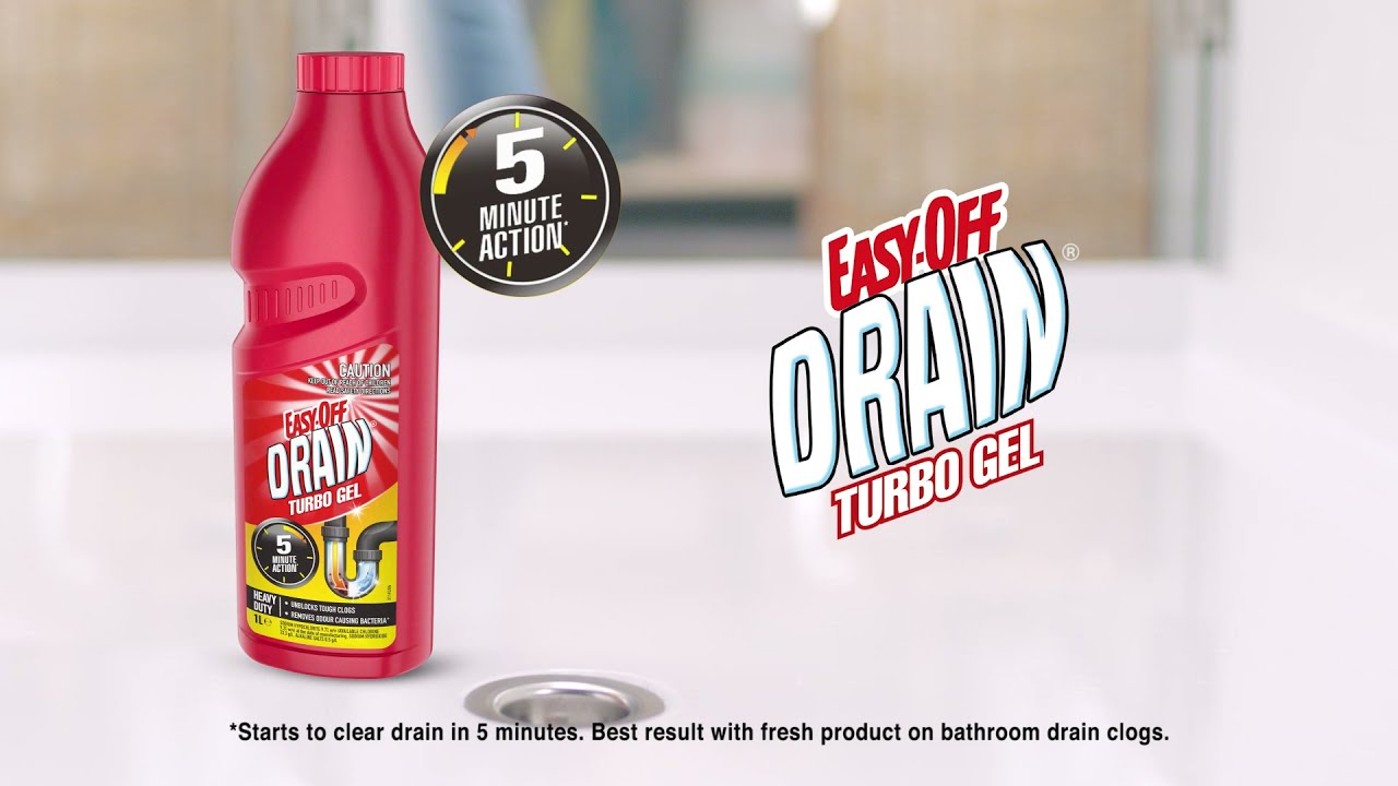 easy-off drain turbo gel