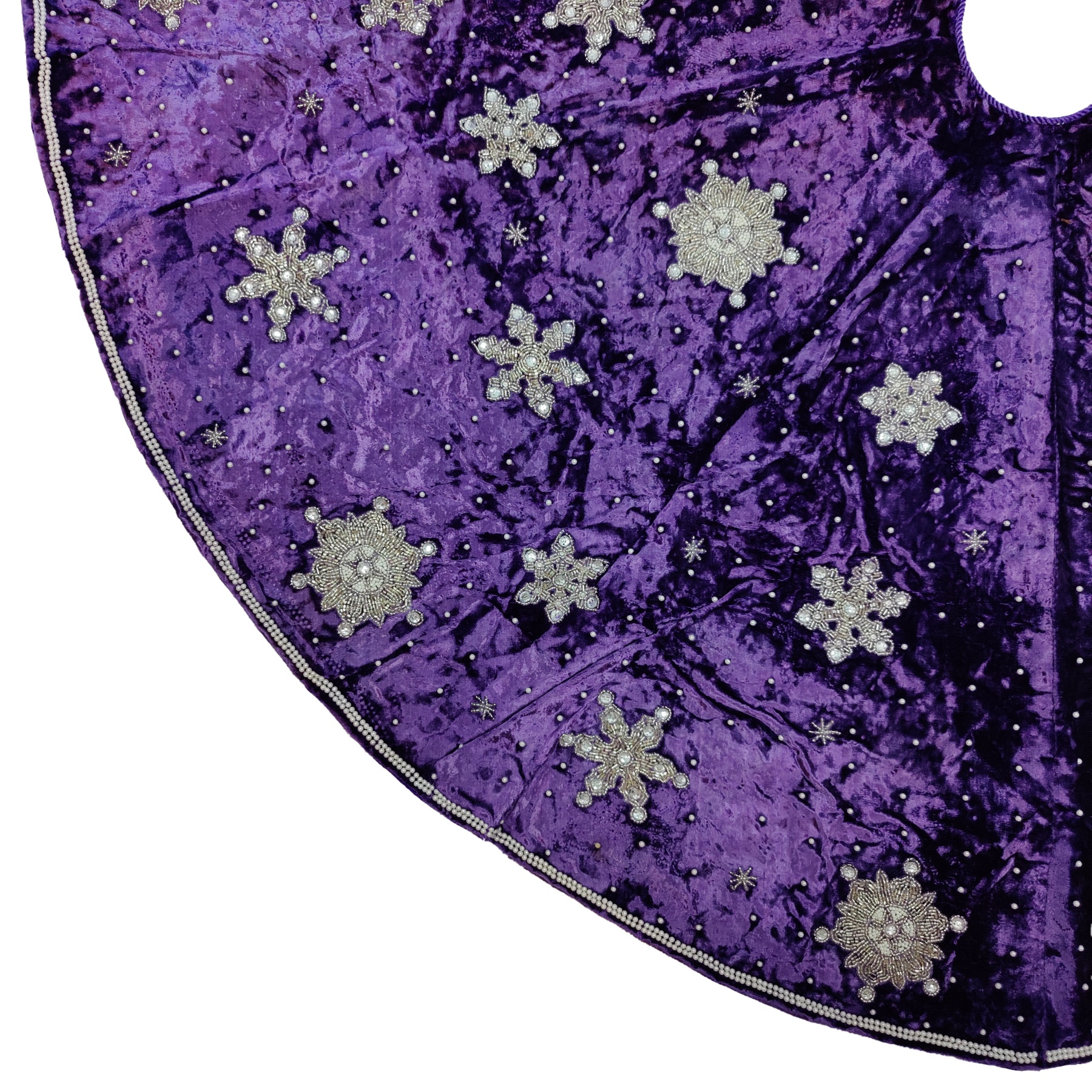 purple velvet tree skirt