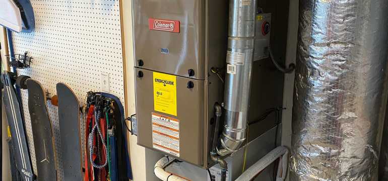 trane furnace blinking red light