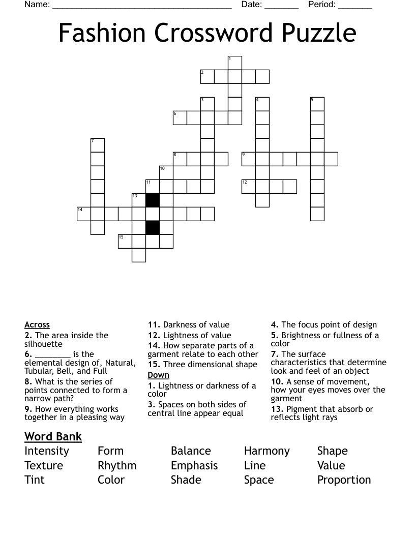 short lived current fashion crossword