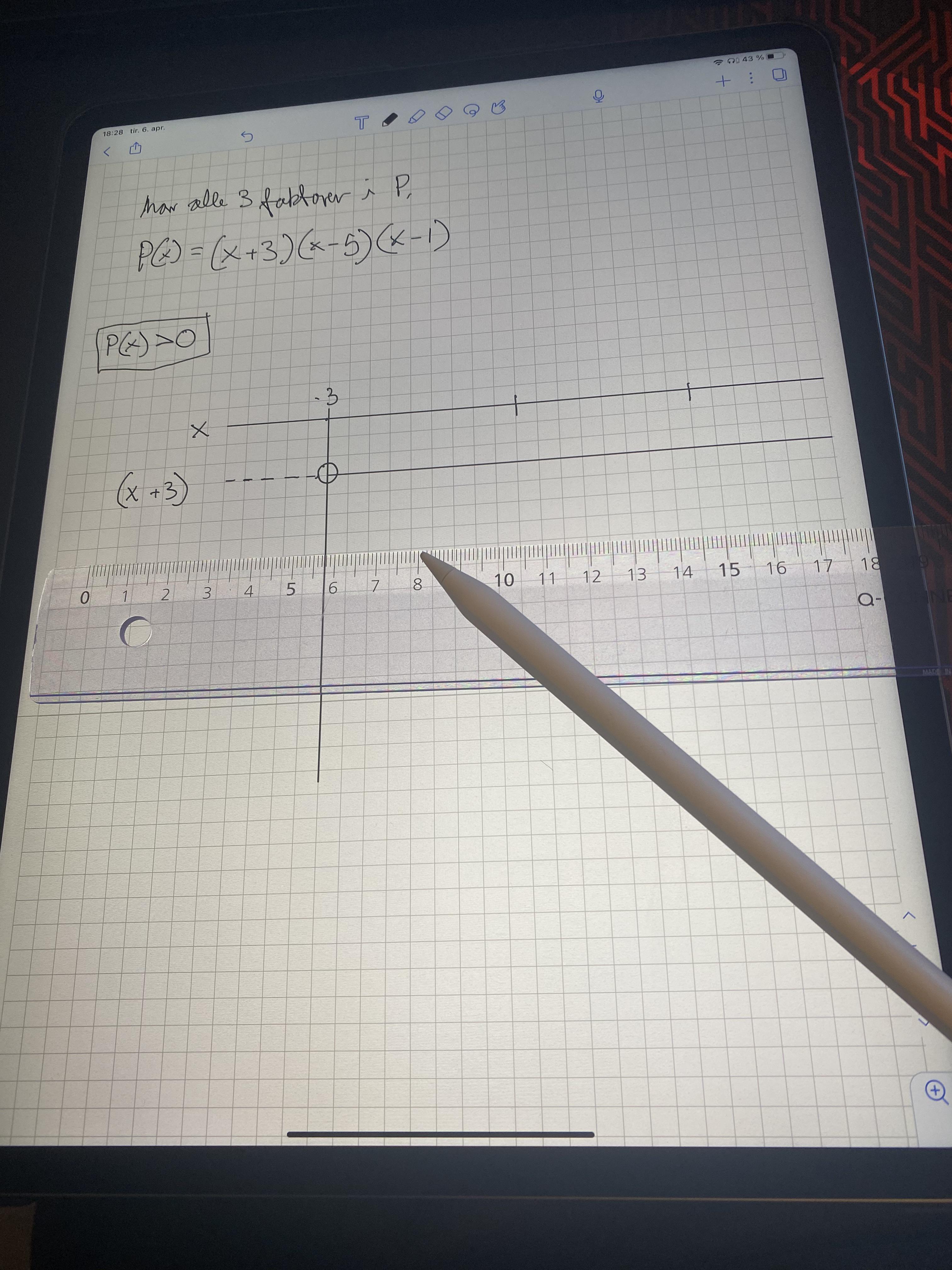 how to get ruler in notability