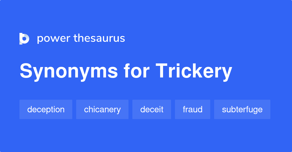 trickery thesaurus