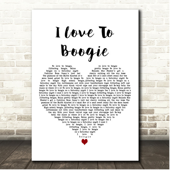 love to boogie lyrics