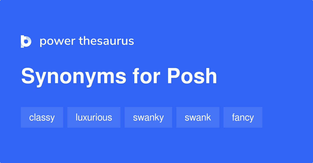 posh synonym