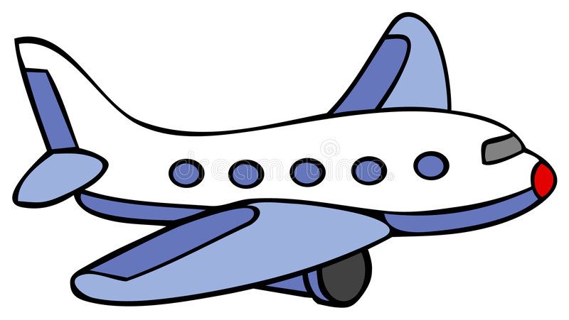 cartoon pic of airplane