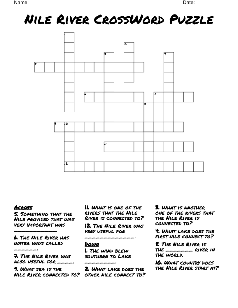 river nymph crossword clue