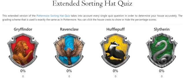 pottermore house quiz