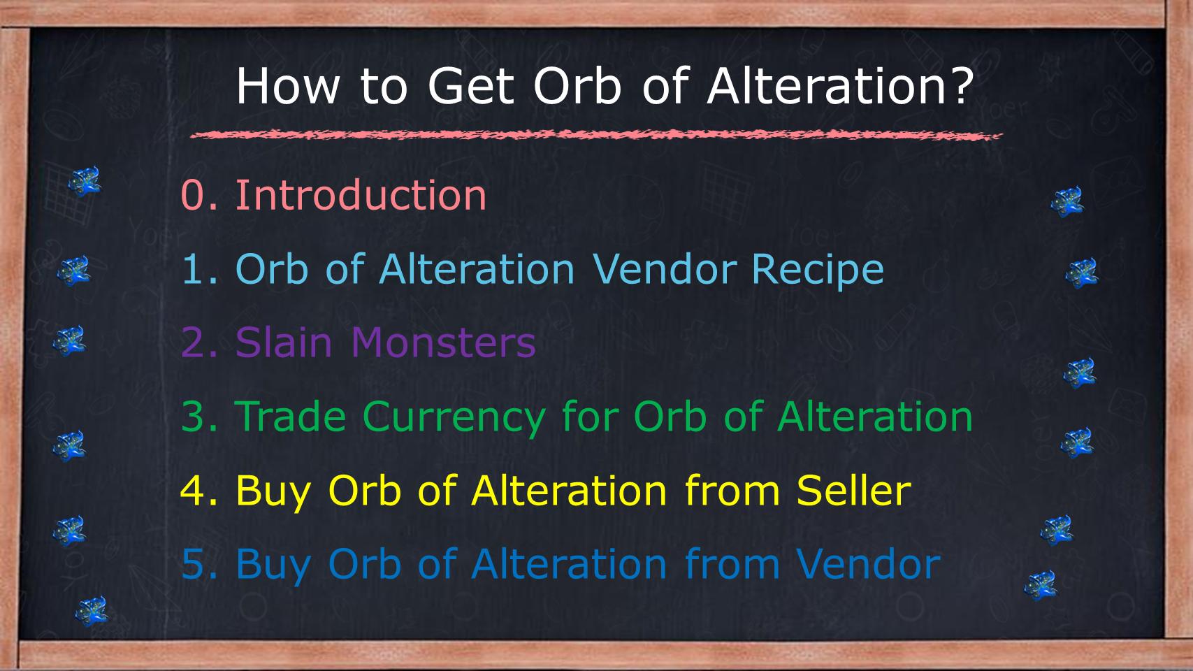 poe orb of alteration vendor