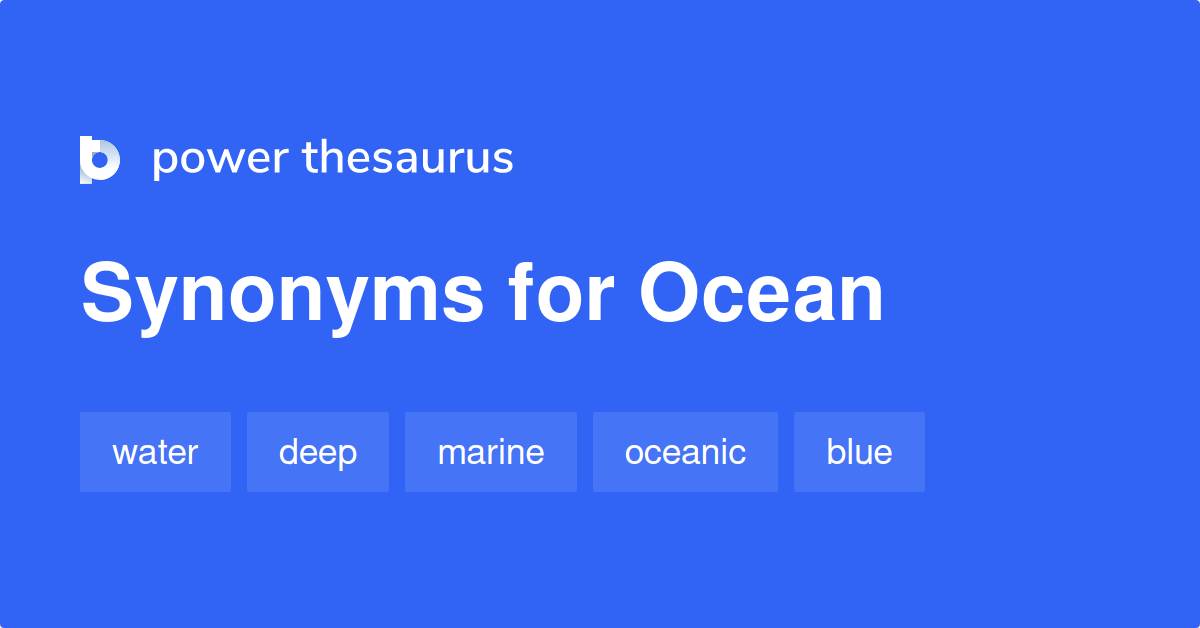 ocean thesaurus