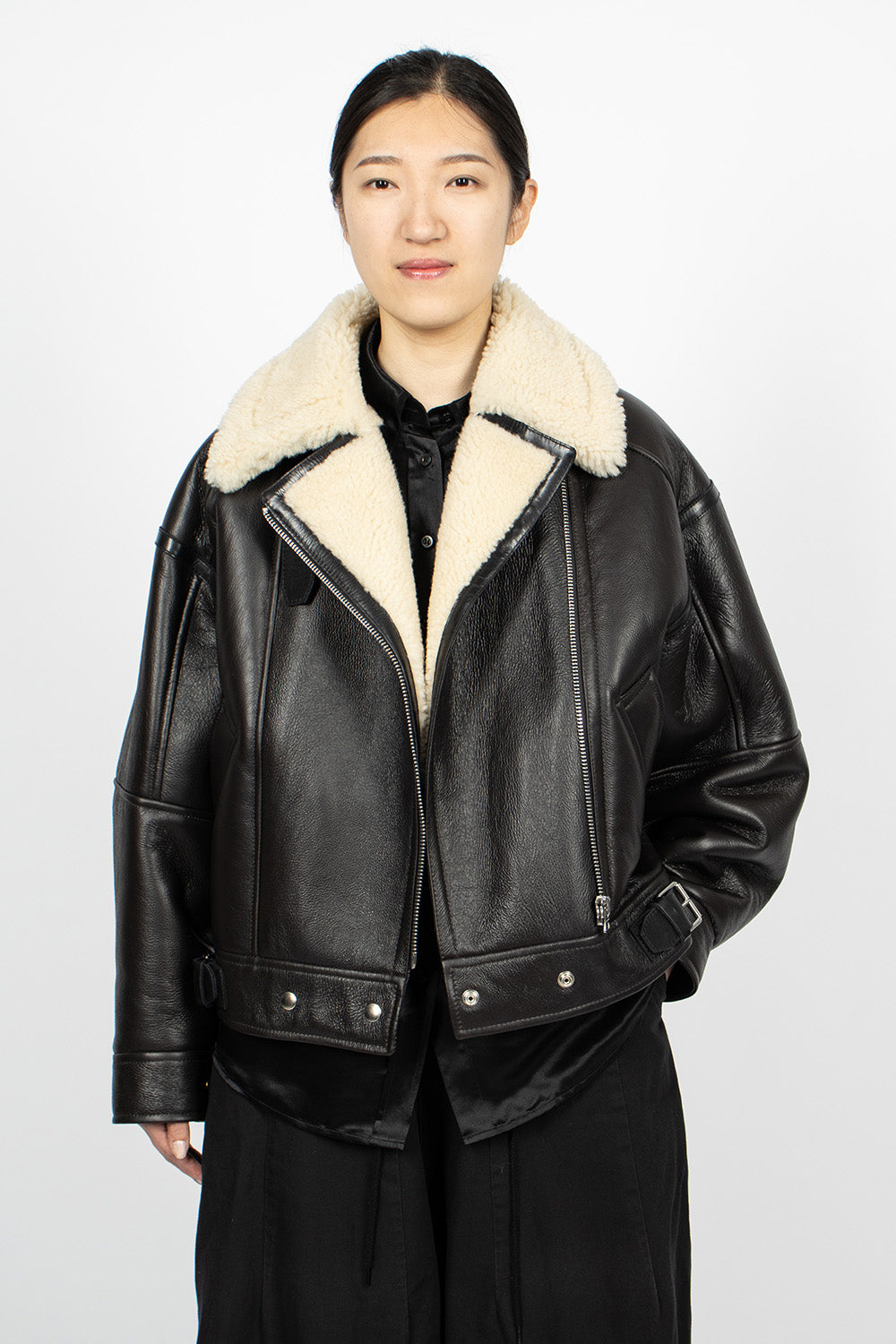 acne jacket shearling