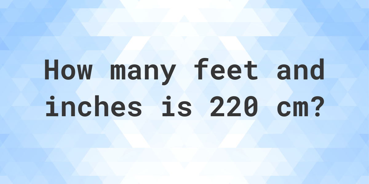 220cm feet