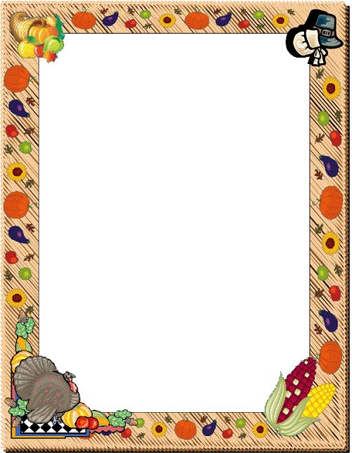 thanksgiving borders clip art