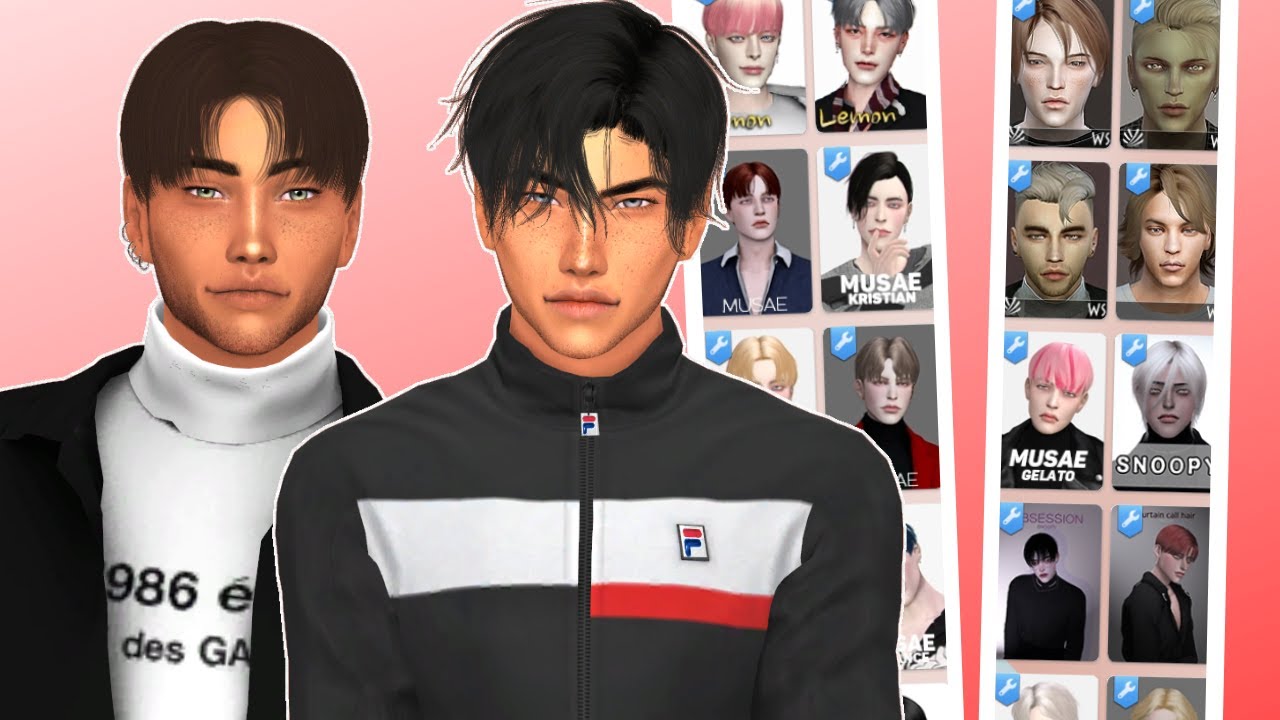 male hair sims 4 cc alpha