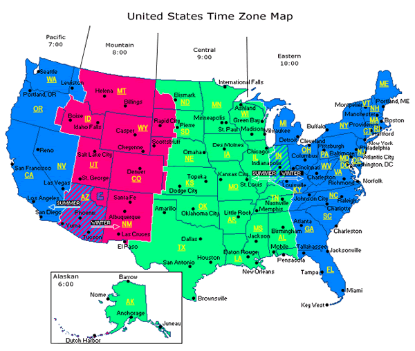 time zone houston