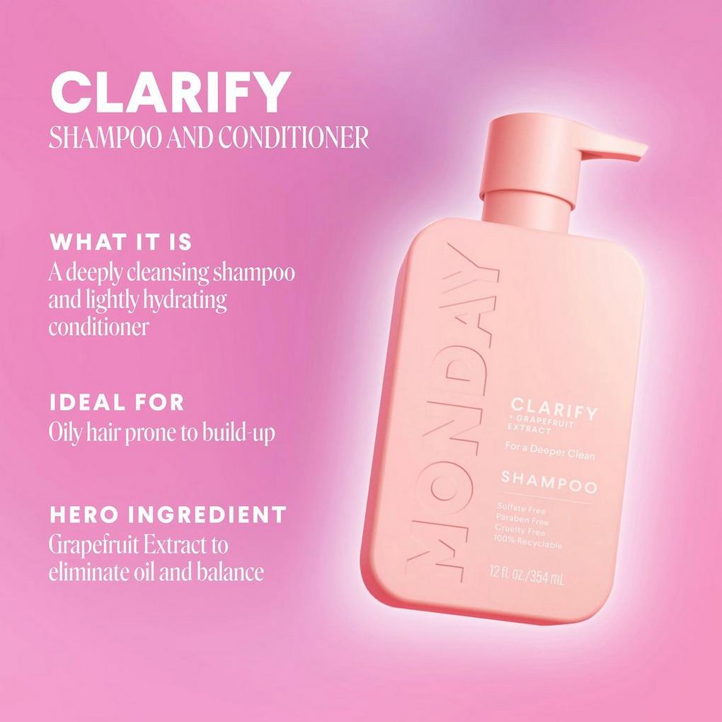 monday clarifying shampoo reviews