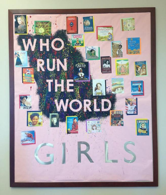 womens history bulletin board