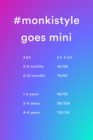 monki size conversion