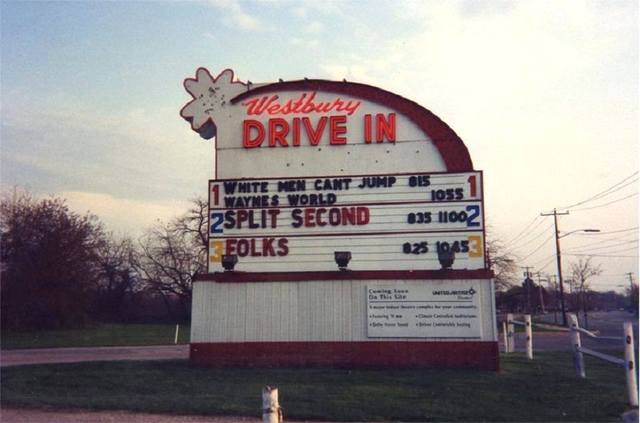 westbury drive in movie theater