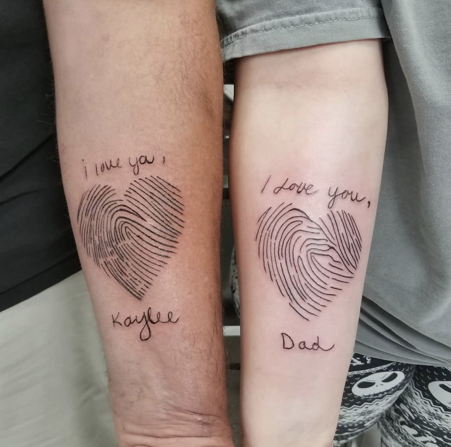 cool daughter tattoos for dads