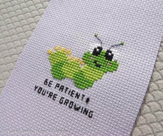 caterpillar cross stitch