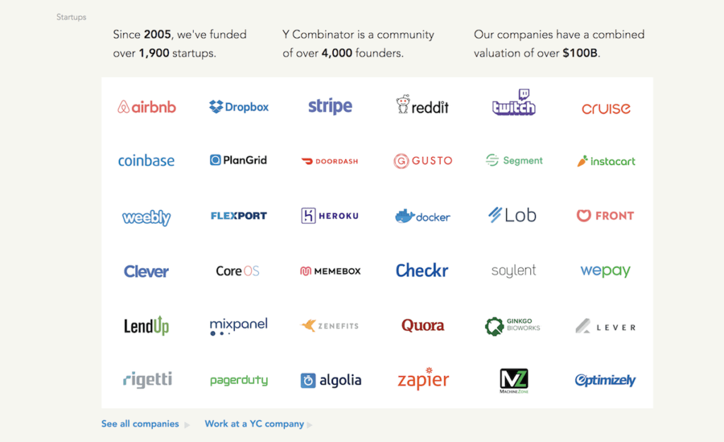 y combinator companies