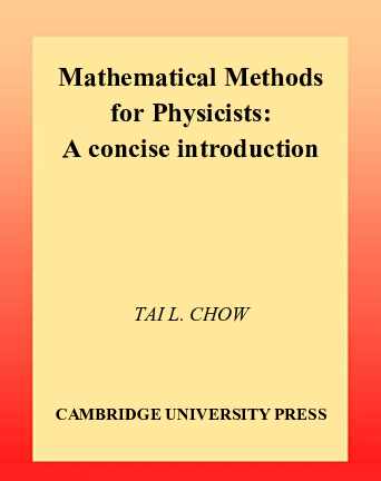 mathematical methods for physicists tai l chow pdf