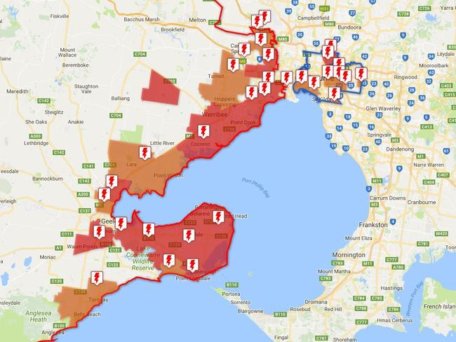 current power outage melbourne