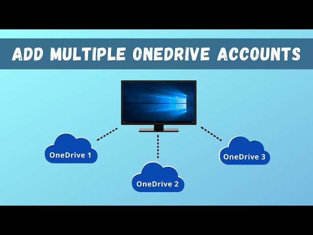 multiple onedrive accounts on one computer