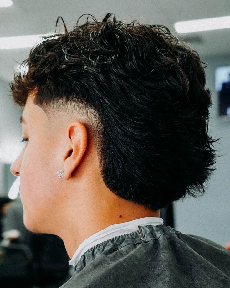 mullet con low fade