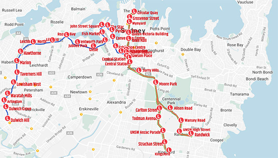 sydney light rail map pdf