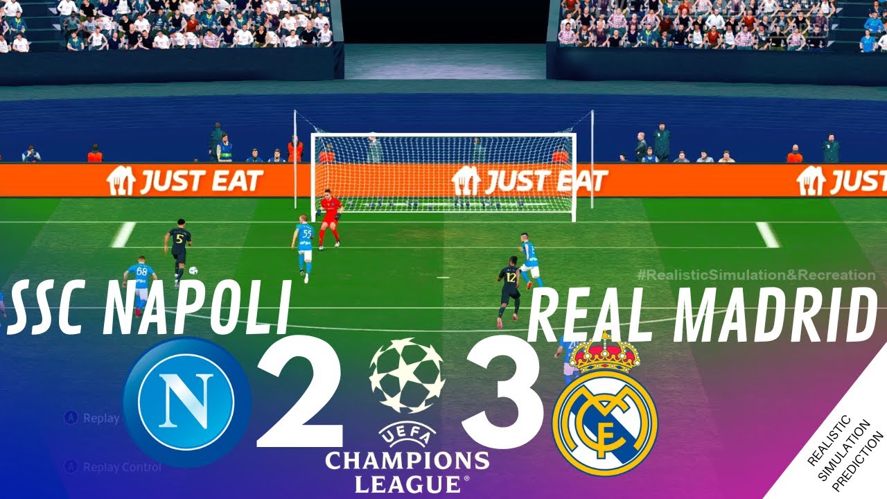 real madrid vs ssc napoli timeline