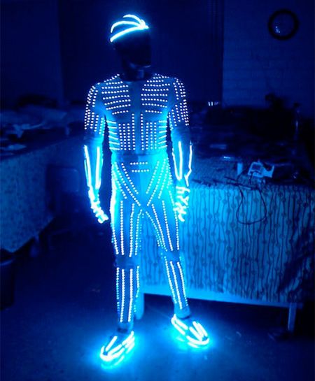 led lights halloween costume