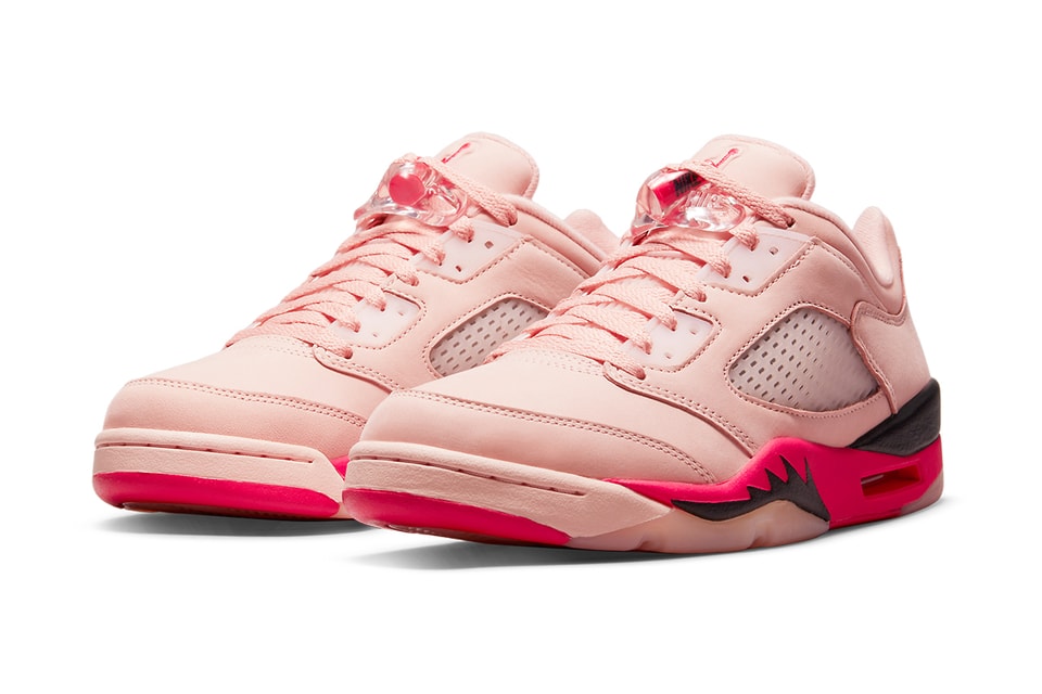 pink air jordan 5