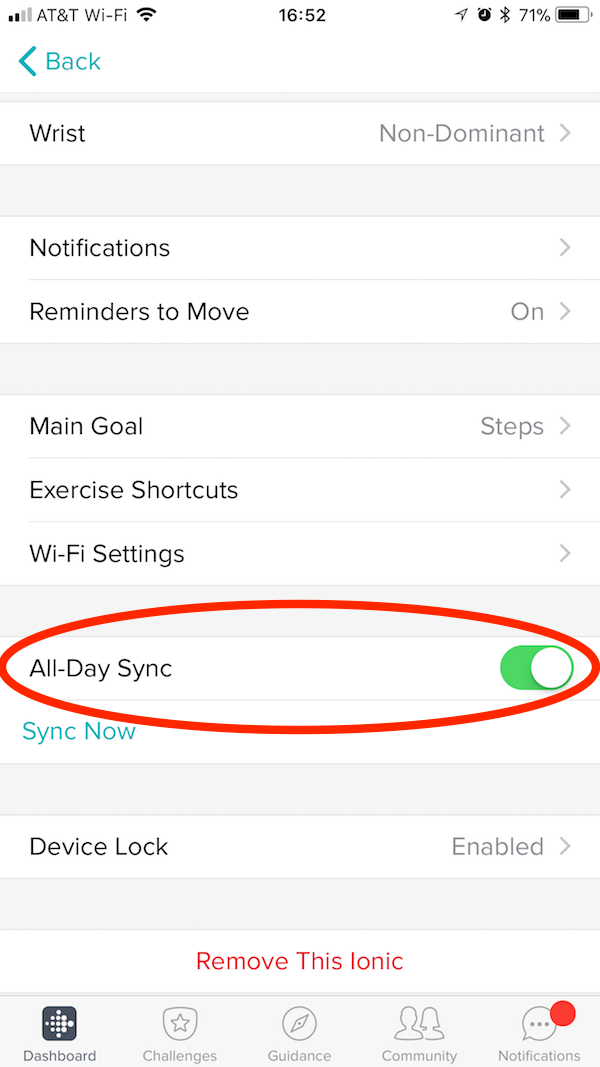 fitbit not syncing