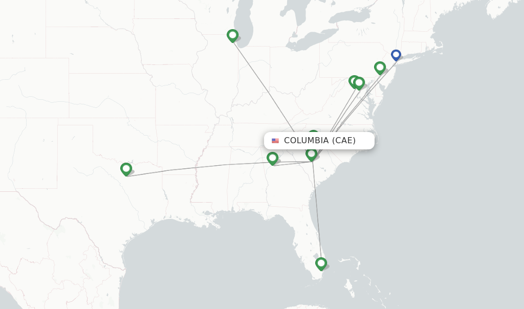 columbia to new york distance