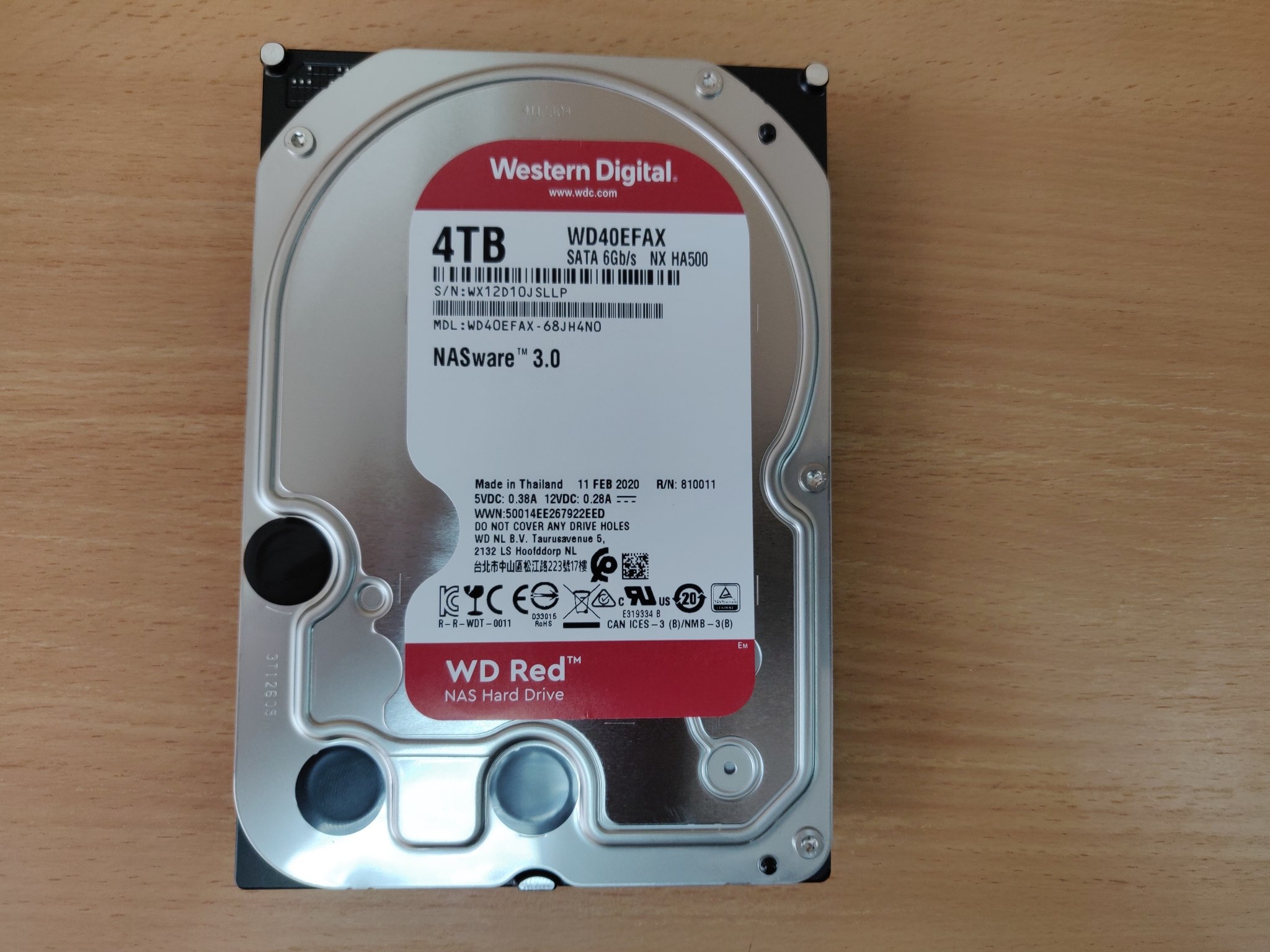 wd red 4tb hard drive