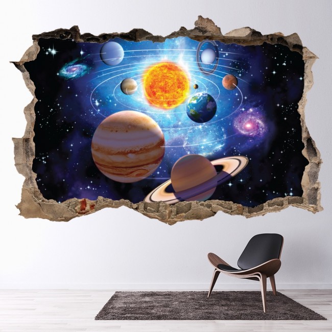 solar system wall stickers