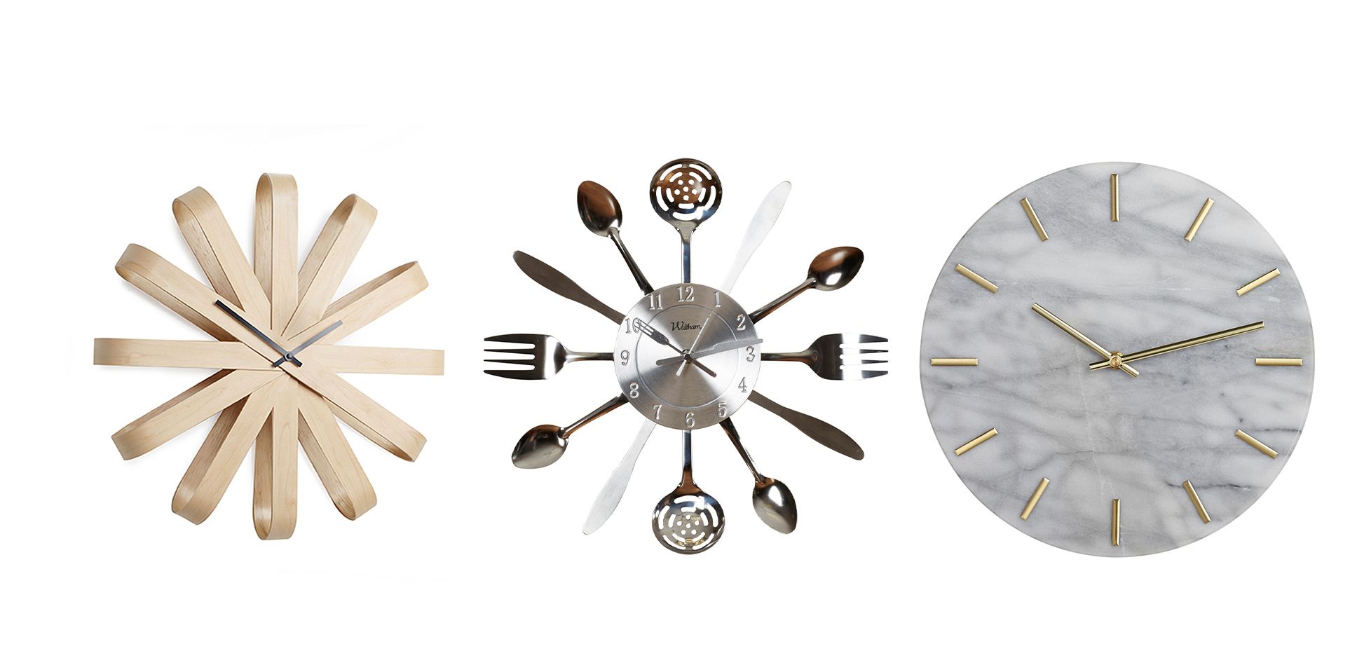 contemporary kitchen clock