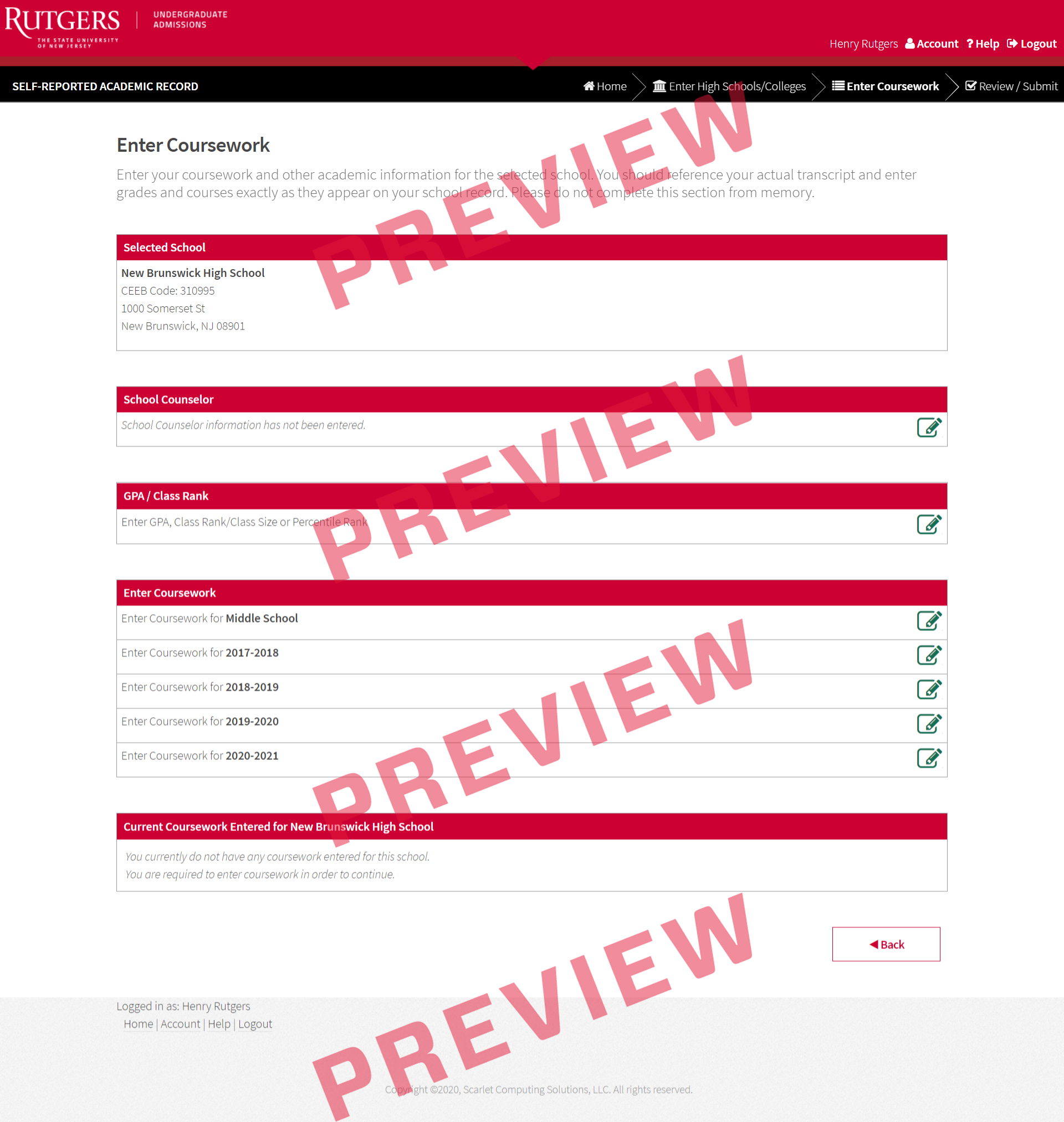 rutgers camden application portal