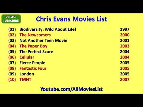 chris evans romantic movies list