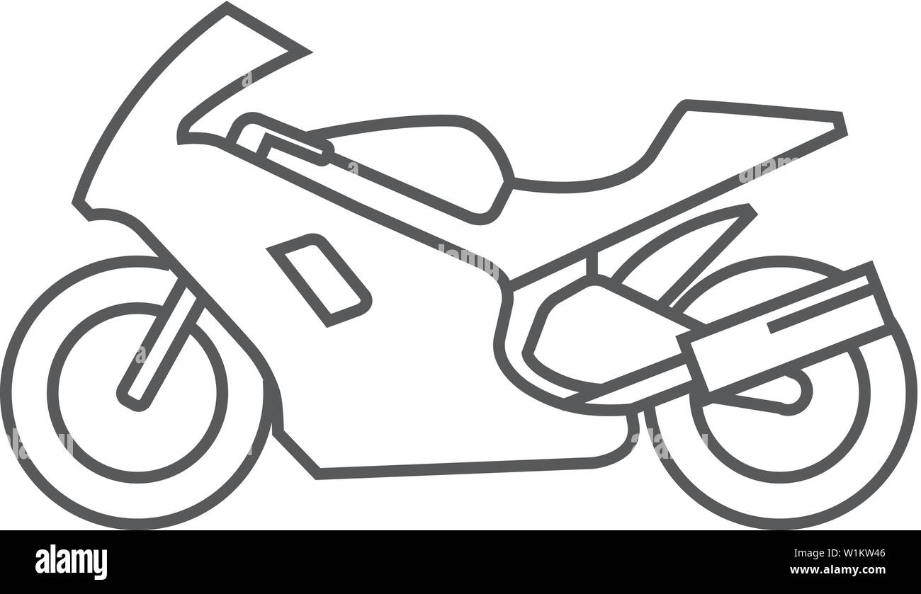 motorcycle outline