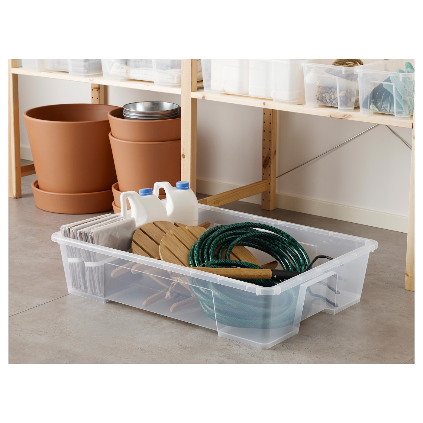 clear storage bins ikea