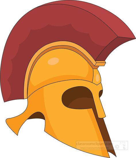 roman helmet clipart