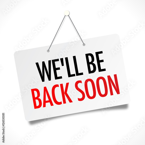 be back soon en español