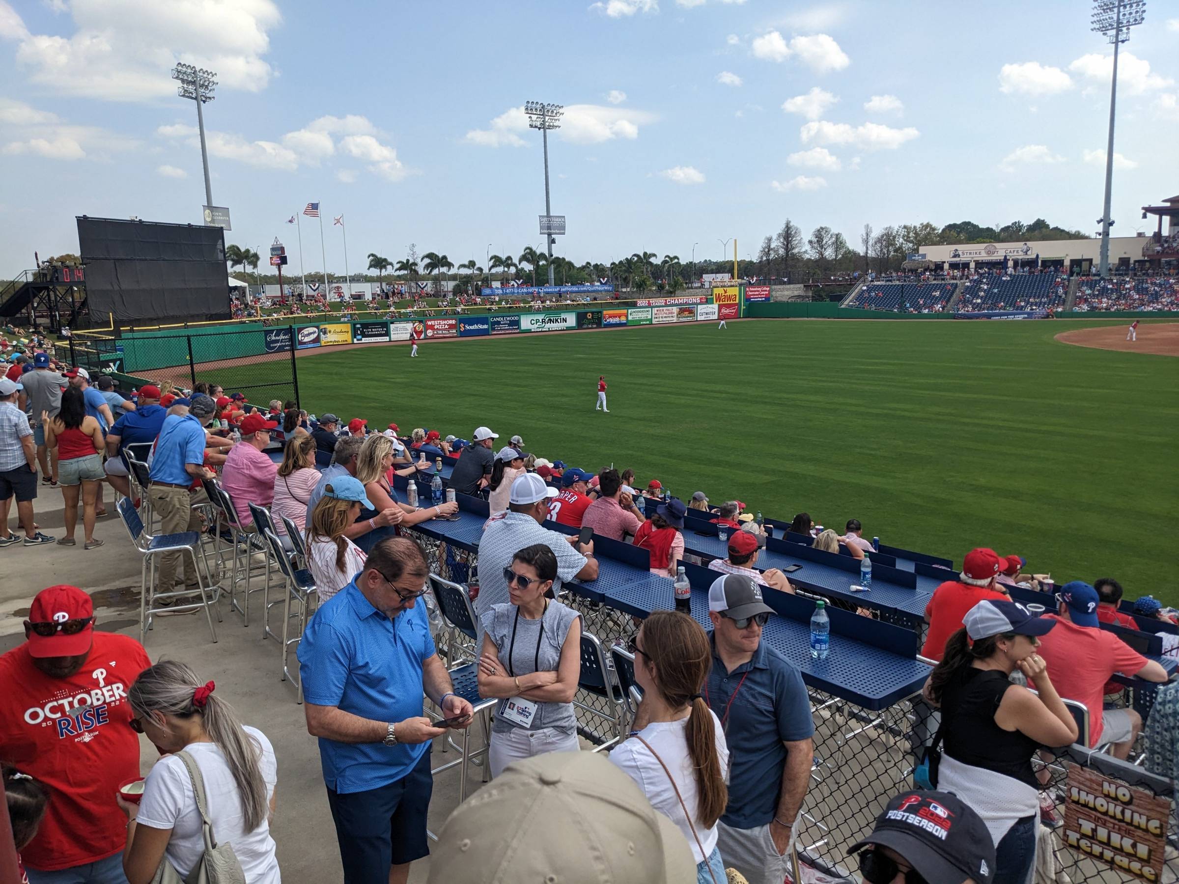 tiki terrace baycare ballpark